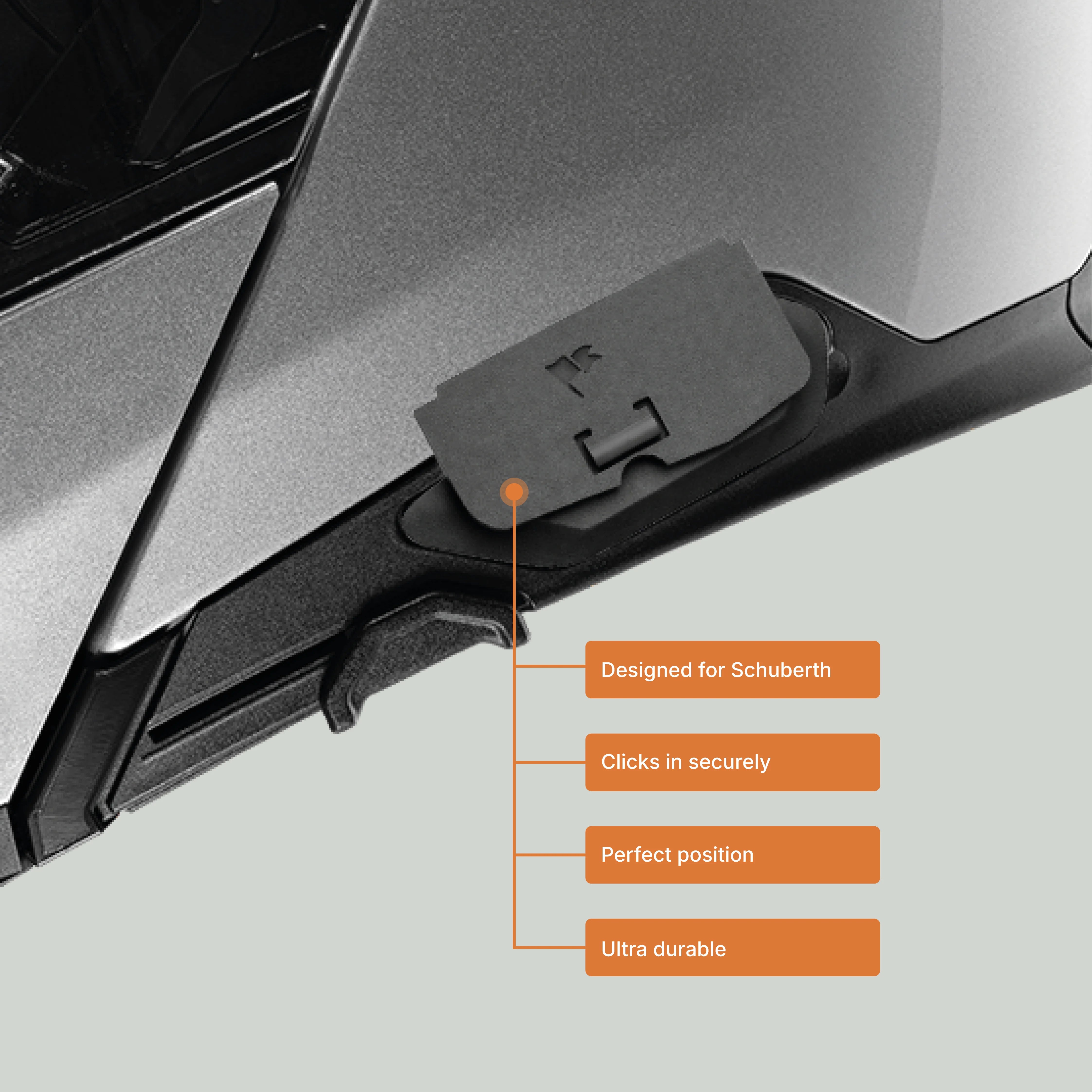 Schuberth (C5/J5/S3/E2) to Cardo (Freecom/Spirit) Adapter