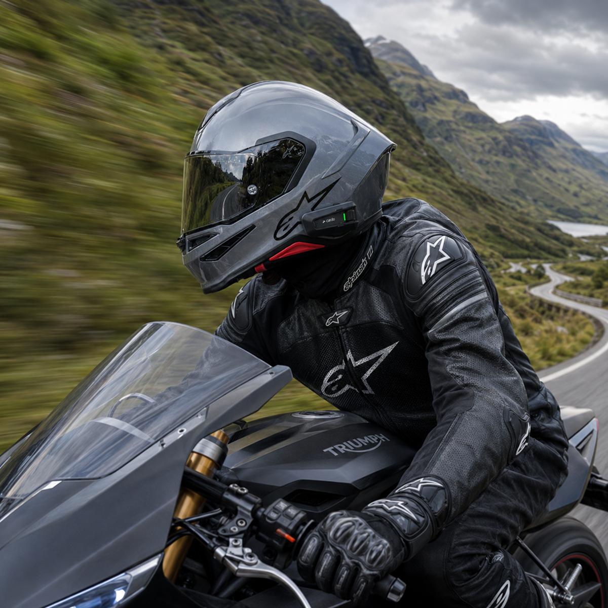 Alpinestars (S-R7) to Cardo (Edge/Neo/Pro)