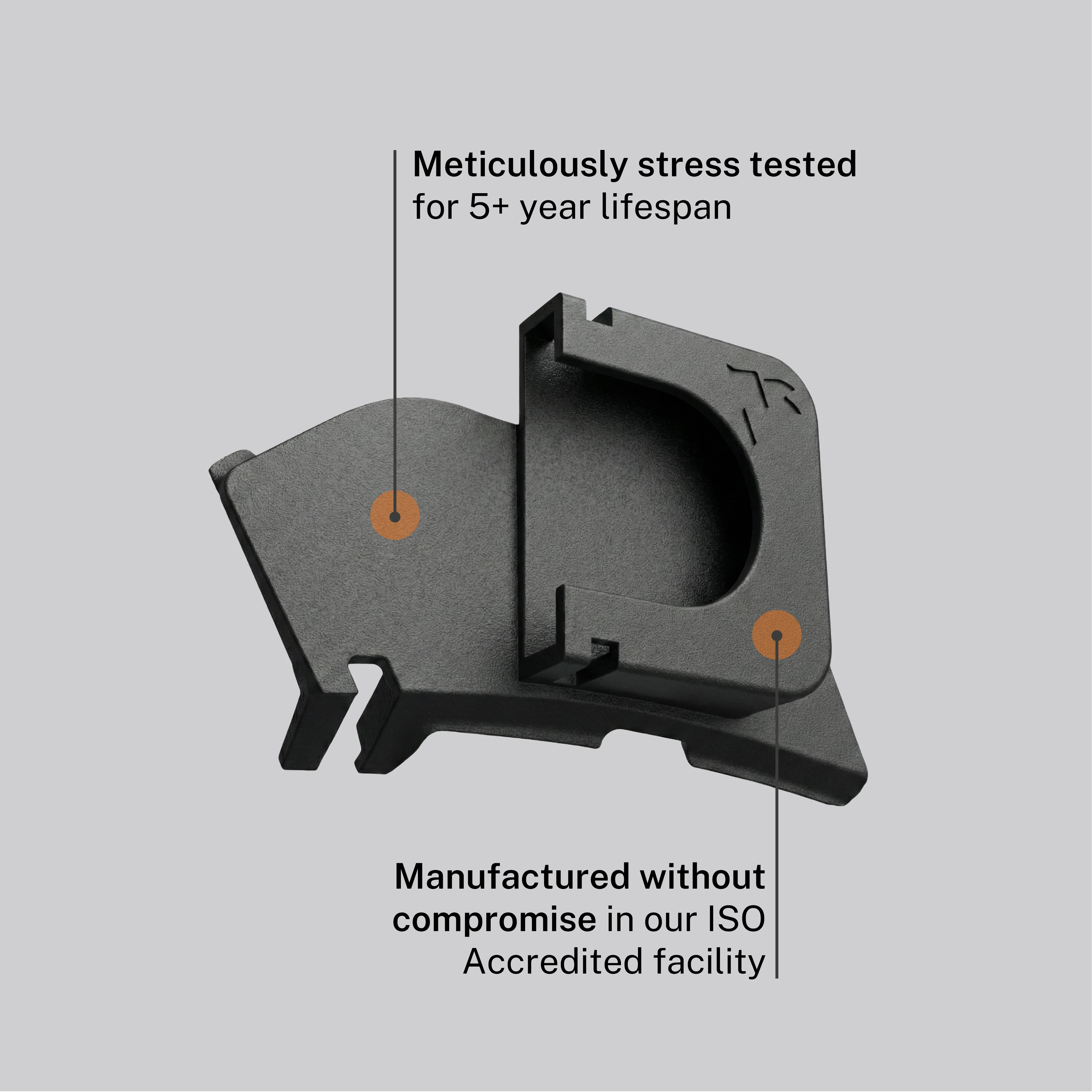 Adapter for HJC Helmets to Drift Ghost XL, Right side