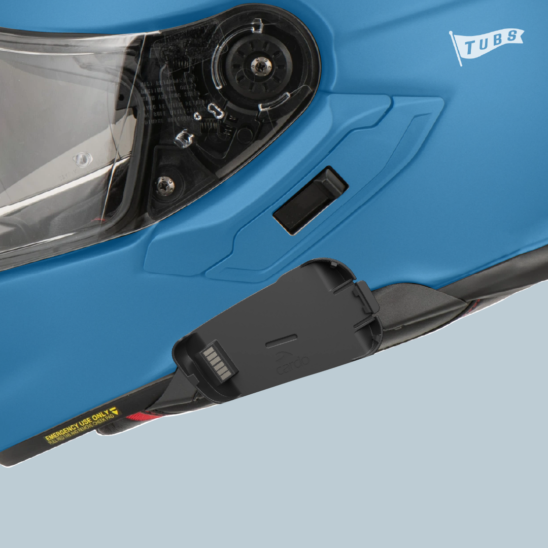 Adapter for Shoei Neotec 3 / GT-Air 3 to Cardo Bold / Black