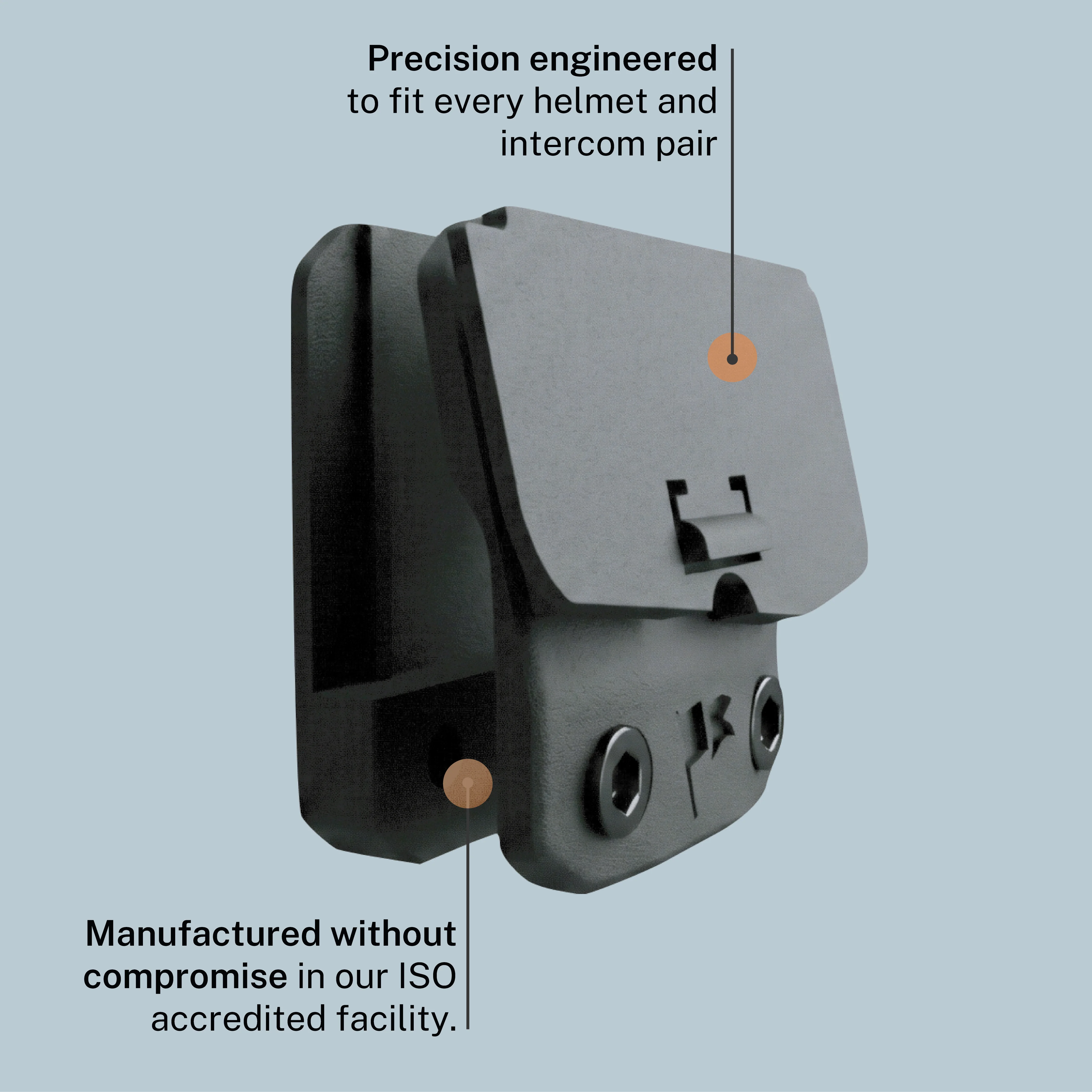 Shoei (NXR-2/RF1400) to Cardo (Freecom/Spirit) Adapter