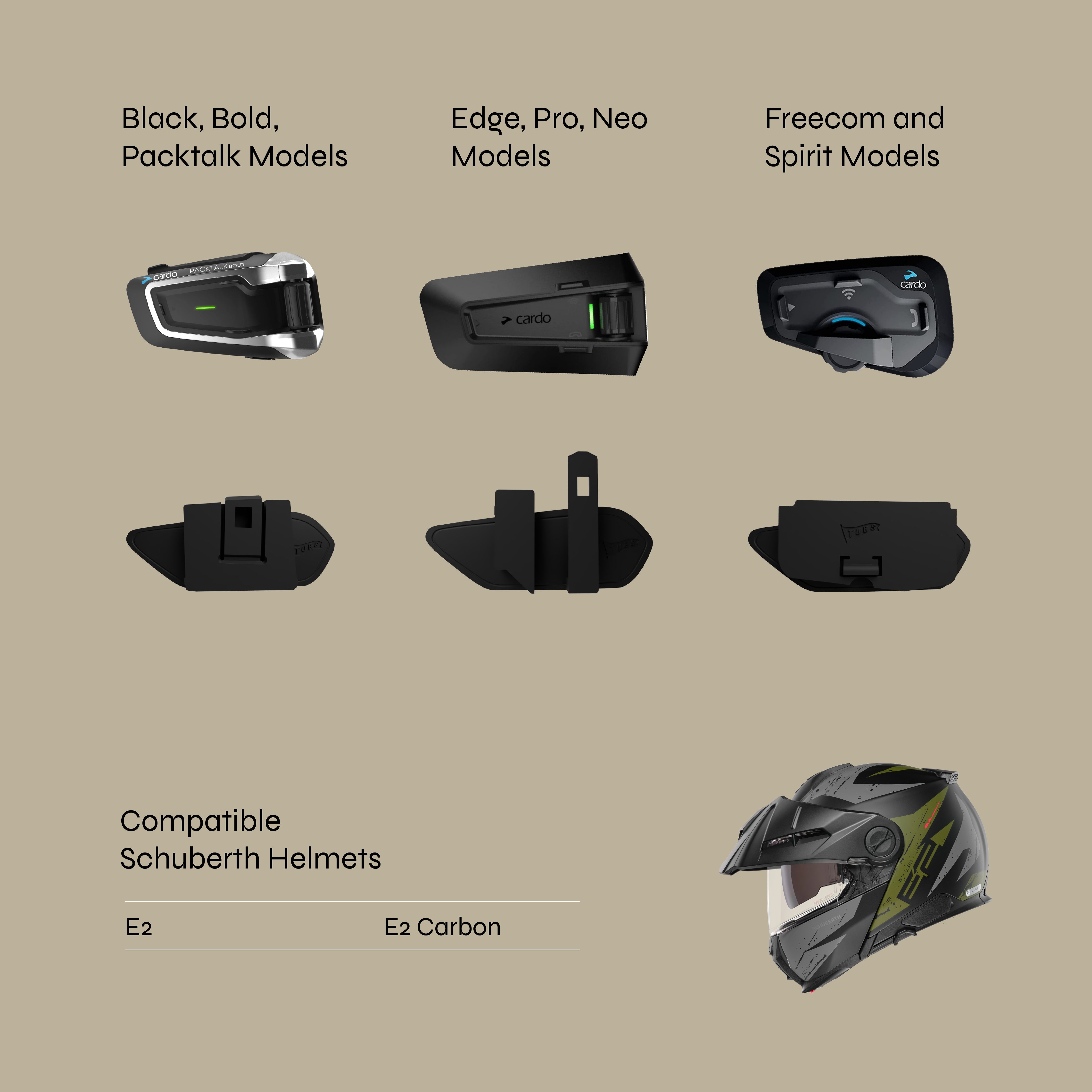 Adapter for Schuberth Helmets to Cardo Intercoms