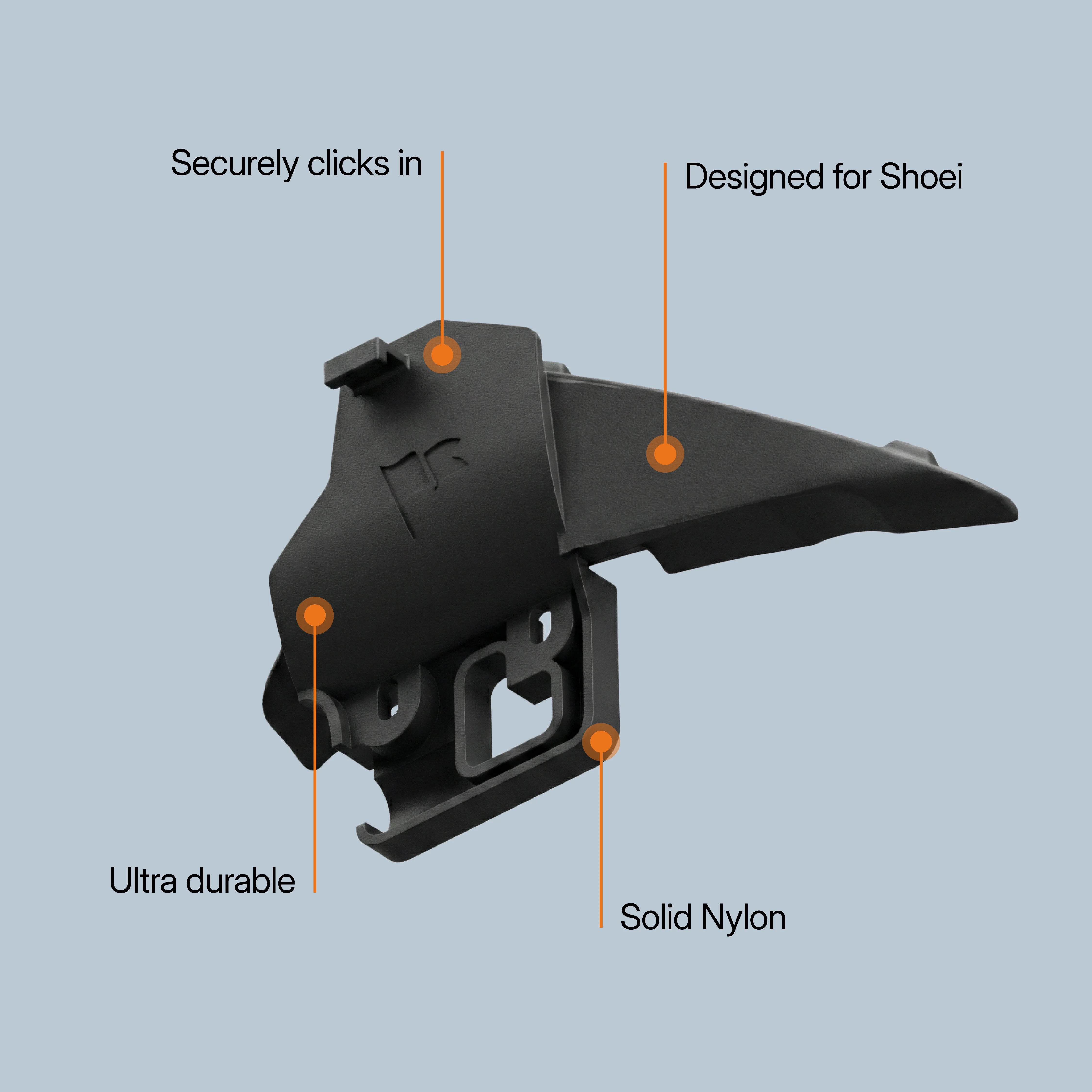 Shoei (Neotec 2/GT-Air 2/ J-Cruise 2) to Sena (50S/20S/30K) Adapter