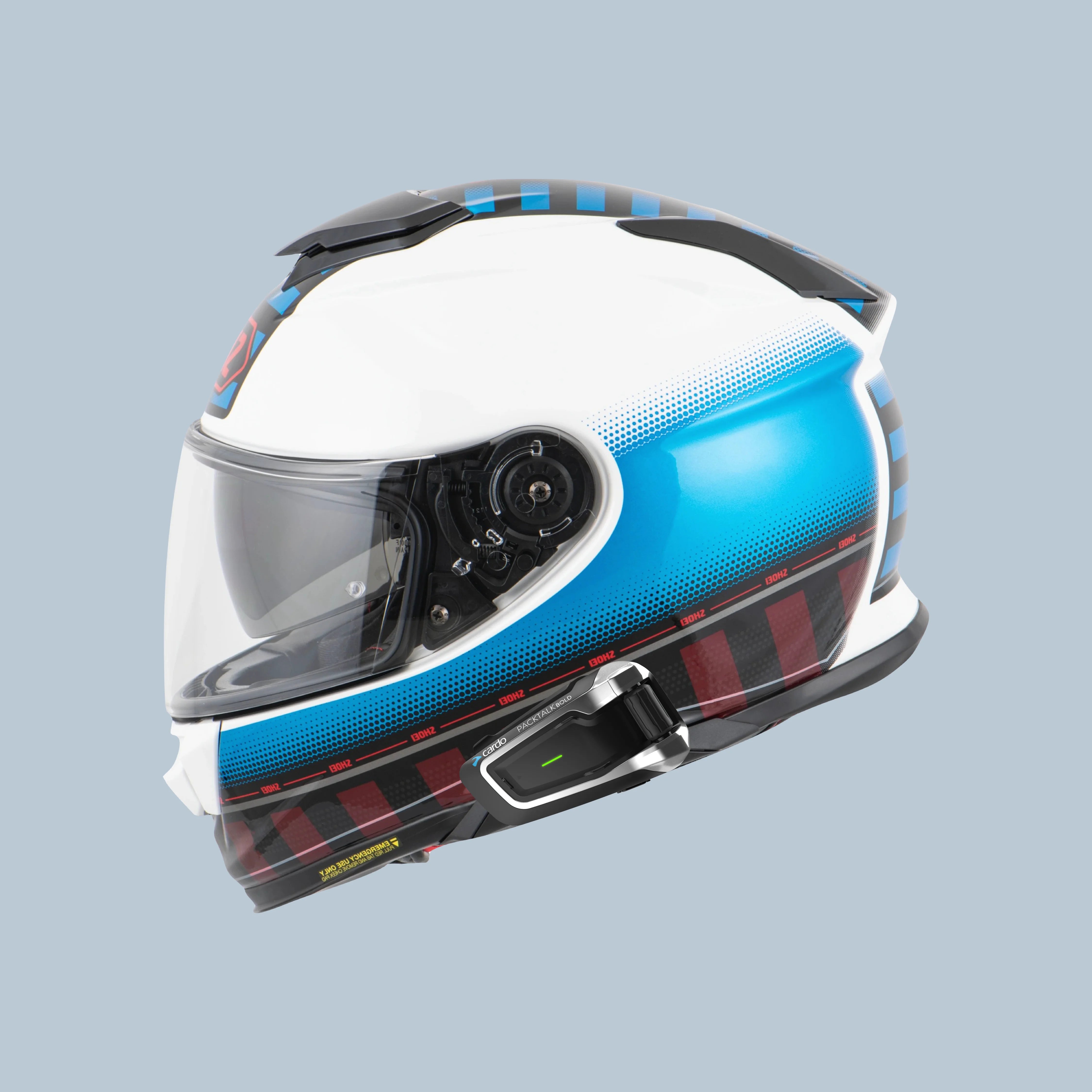 Adaptador para Shoei Neotec 2 y GT Air 2 a Cardo Bold / Negro / Packtalk