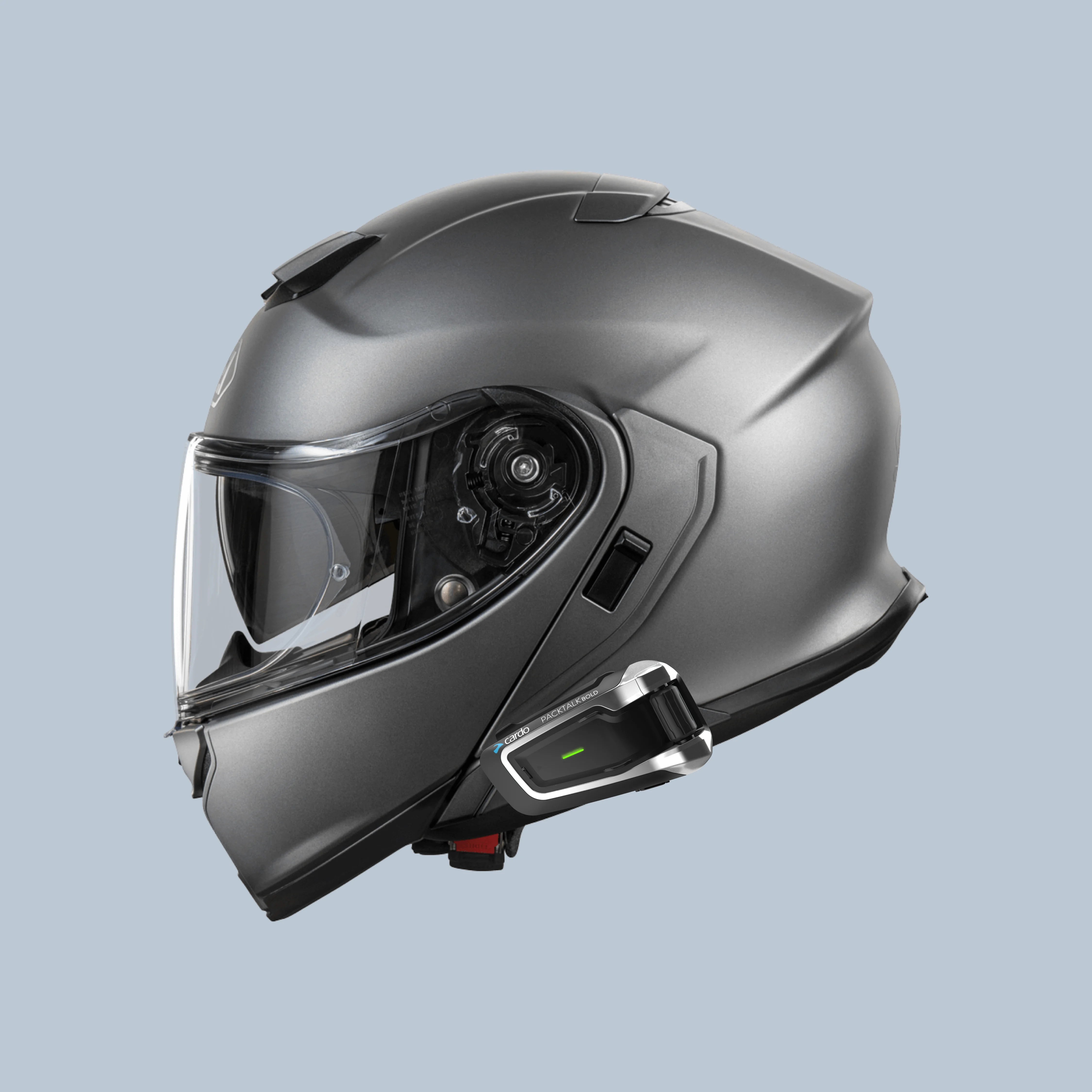 Adaptador para Shoei Neotec 3 y GT Air 3 a Cardo Bold/Black/Packtalk