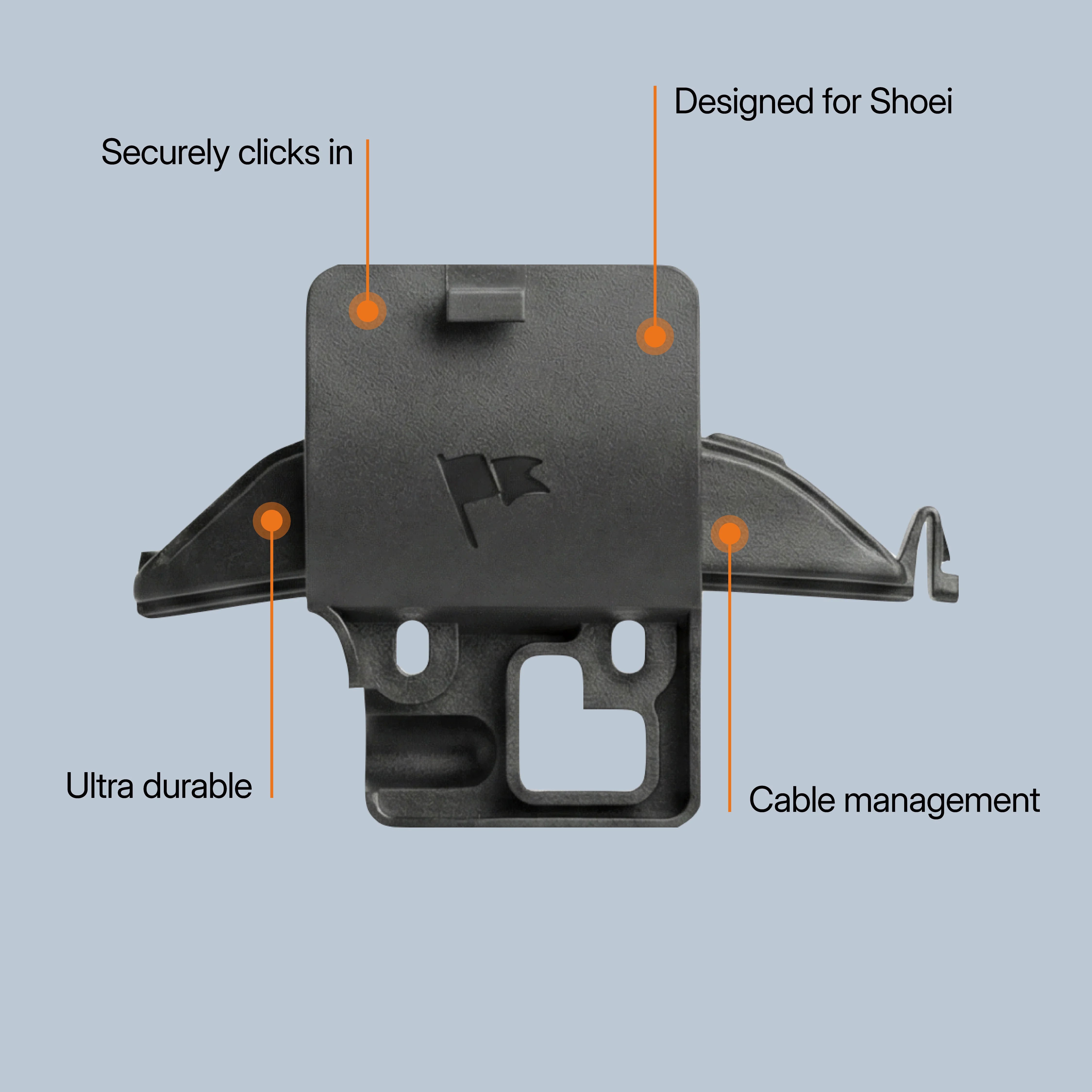 Shoei (Neotec 3/GT Air 3) to Sena (50S/20S/30K) Adapter