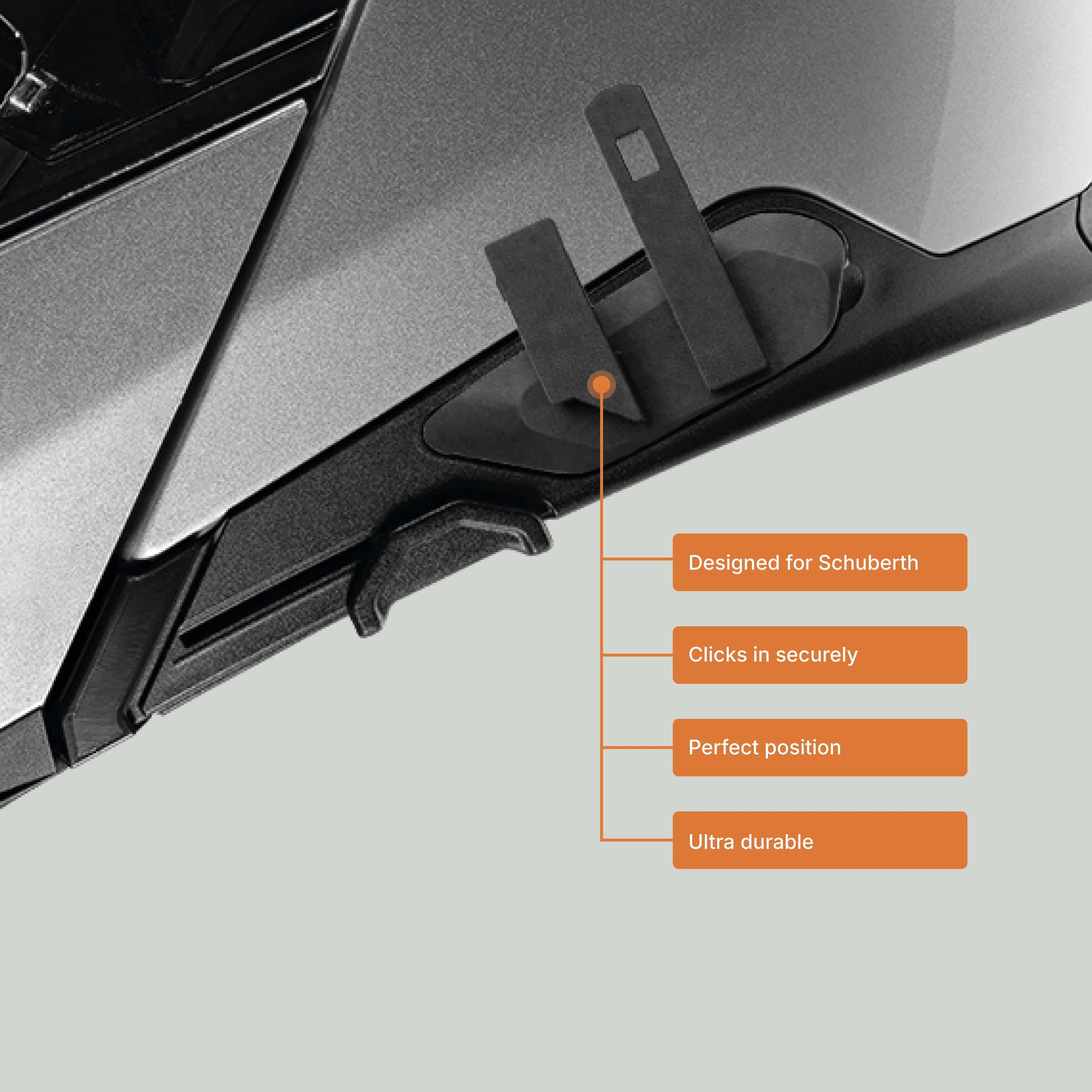 Reserva: Adaptador Premium para Schuberth C5
