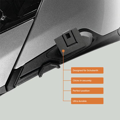 Schuberth (C5/J5/S3/E2) to Cardo (Black/Bold) Adapter