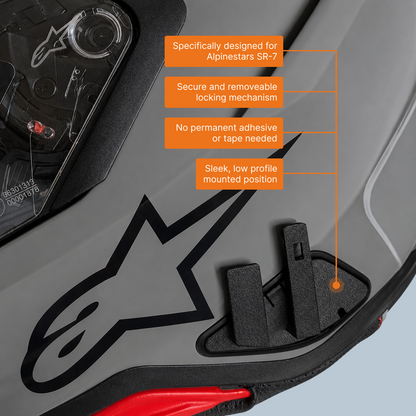 Alpinestars (S-R7) to Cardo (Edge/Neo/Pro)