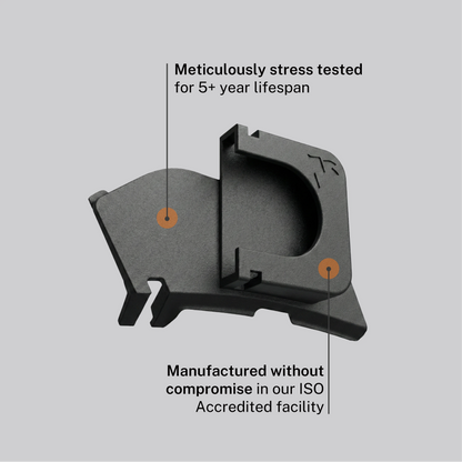Adapter for HJC Helmets to Drift Ghost XL, Right side