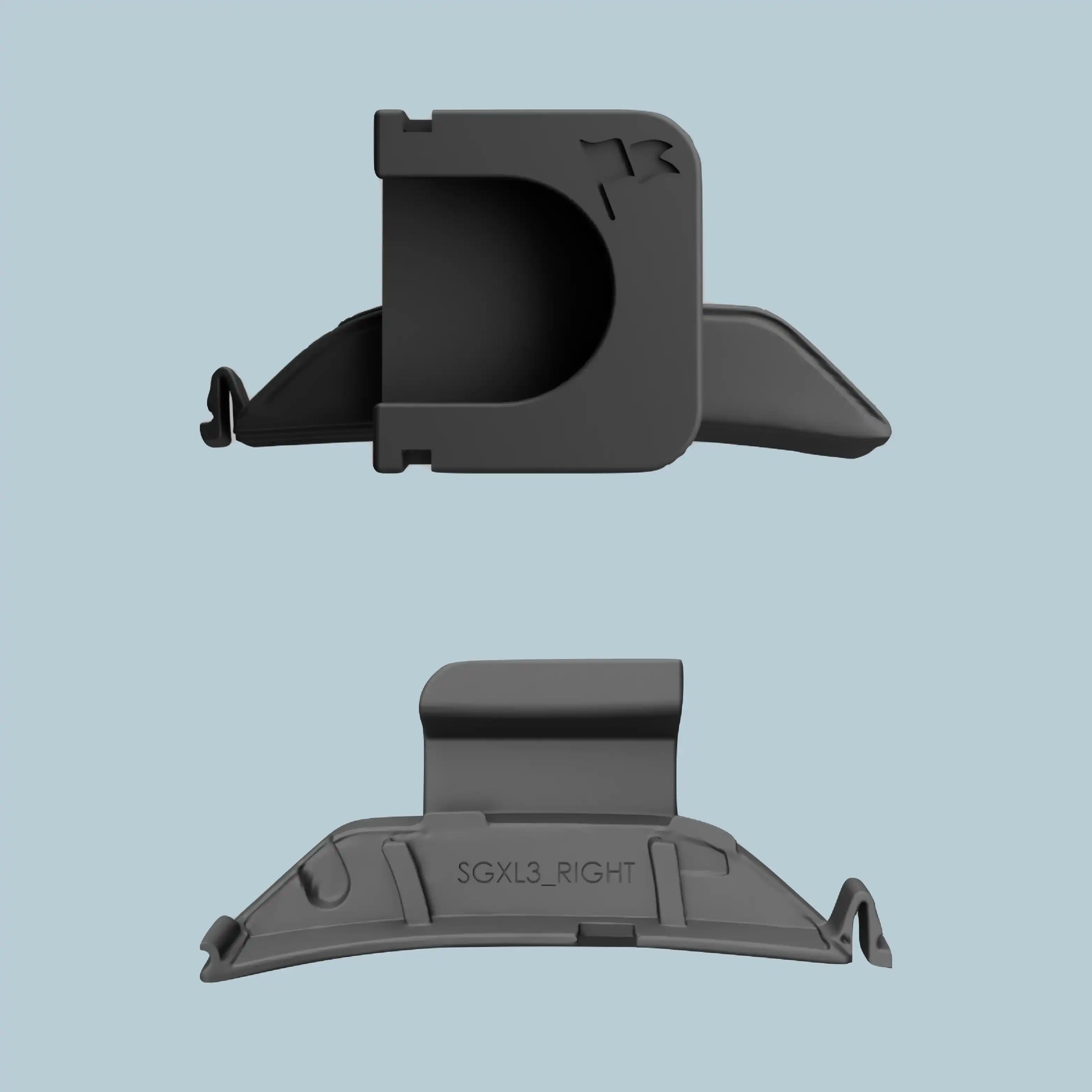 Right mounted adapter for Shoei Neotec 3 / GT Air 3 to Drift Ghost Camera