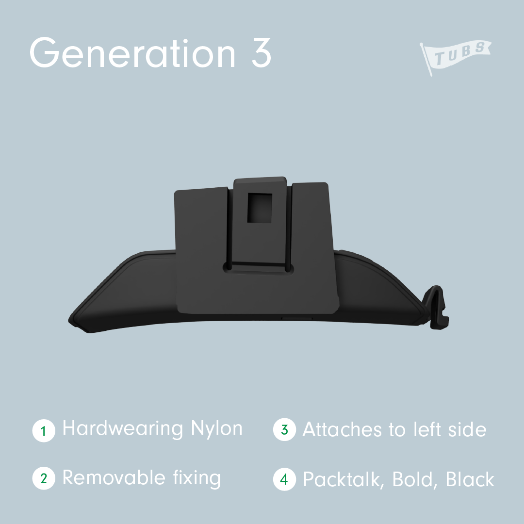 Neotec 3 & GT Air 3 Adapter for Cardo Bold/ Black - TubsJackson