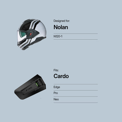 Nolan (N120-1) to Cardo (Edge/Pro/Neo) Adapter