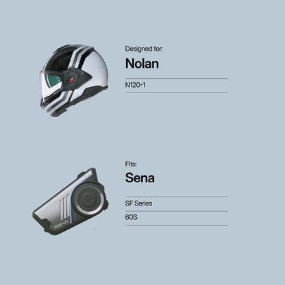 dlx sena in nolan helmet Outlander Smart DS Bluetooth Matte Black / XL terrain riding SENA - Helmet Outlander Matt