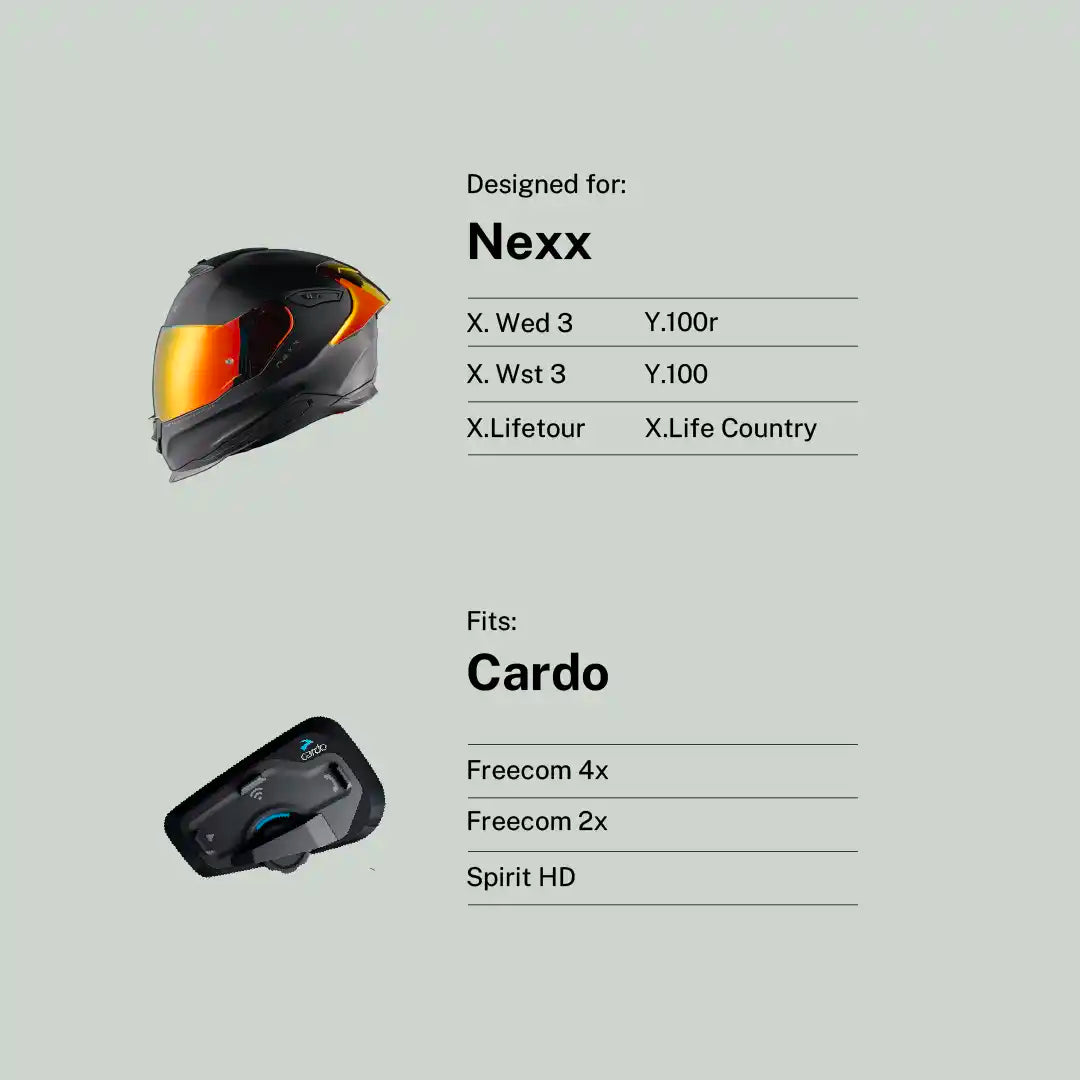 Nexx to Cardo (Freecom/Spirit) Adapter