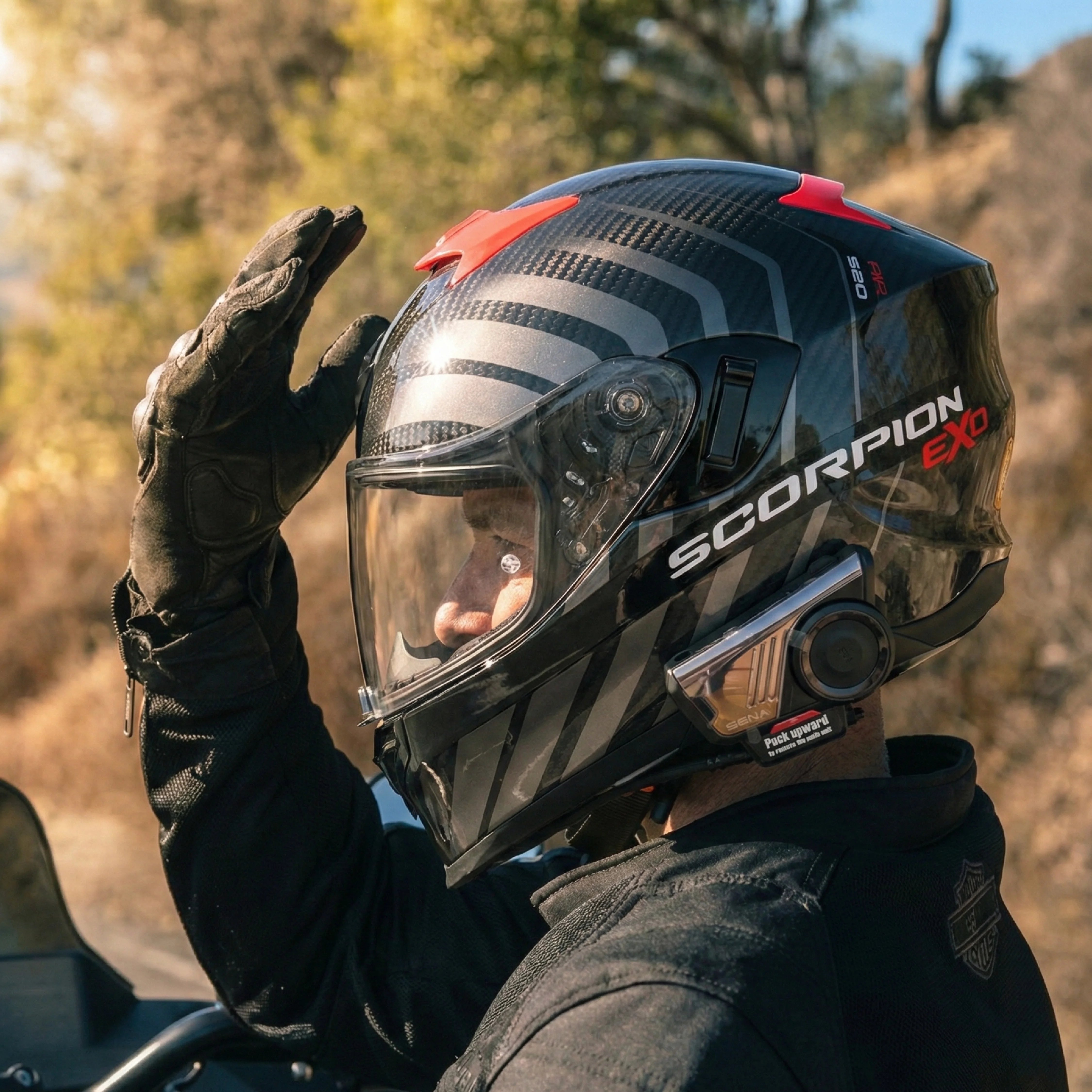 Adapter for Scorpion Helmets to SENA 60s / 50R/ SF Series