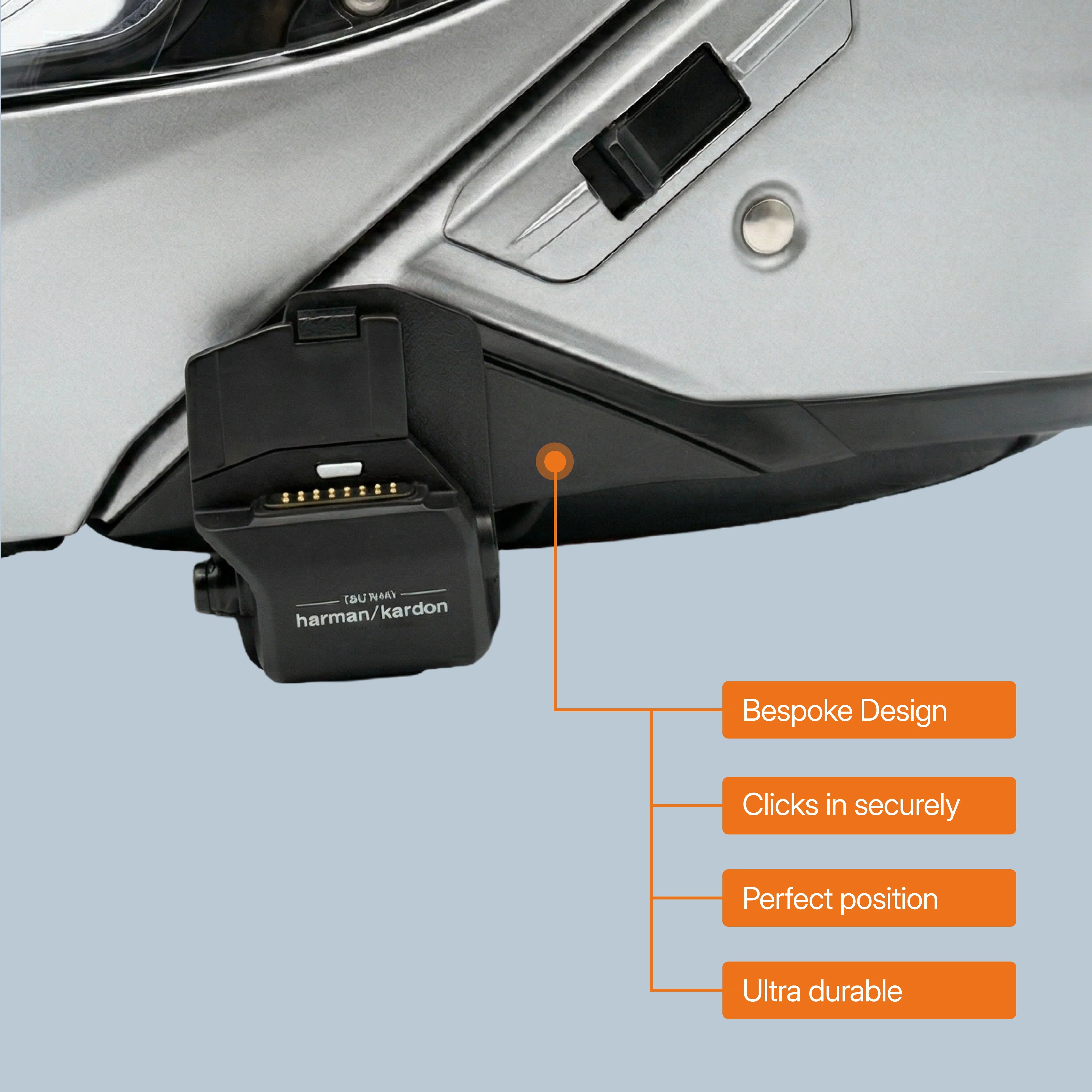 Shoei (Neotec 2/GT-Air 2/ J-Cruise 2) to Sena (50S/20S/30K) Adapter