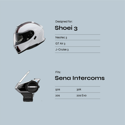 Pre-Order Shoei 3 to Sena 50s