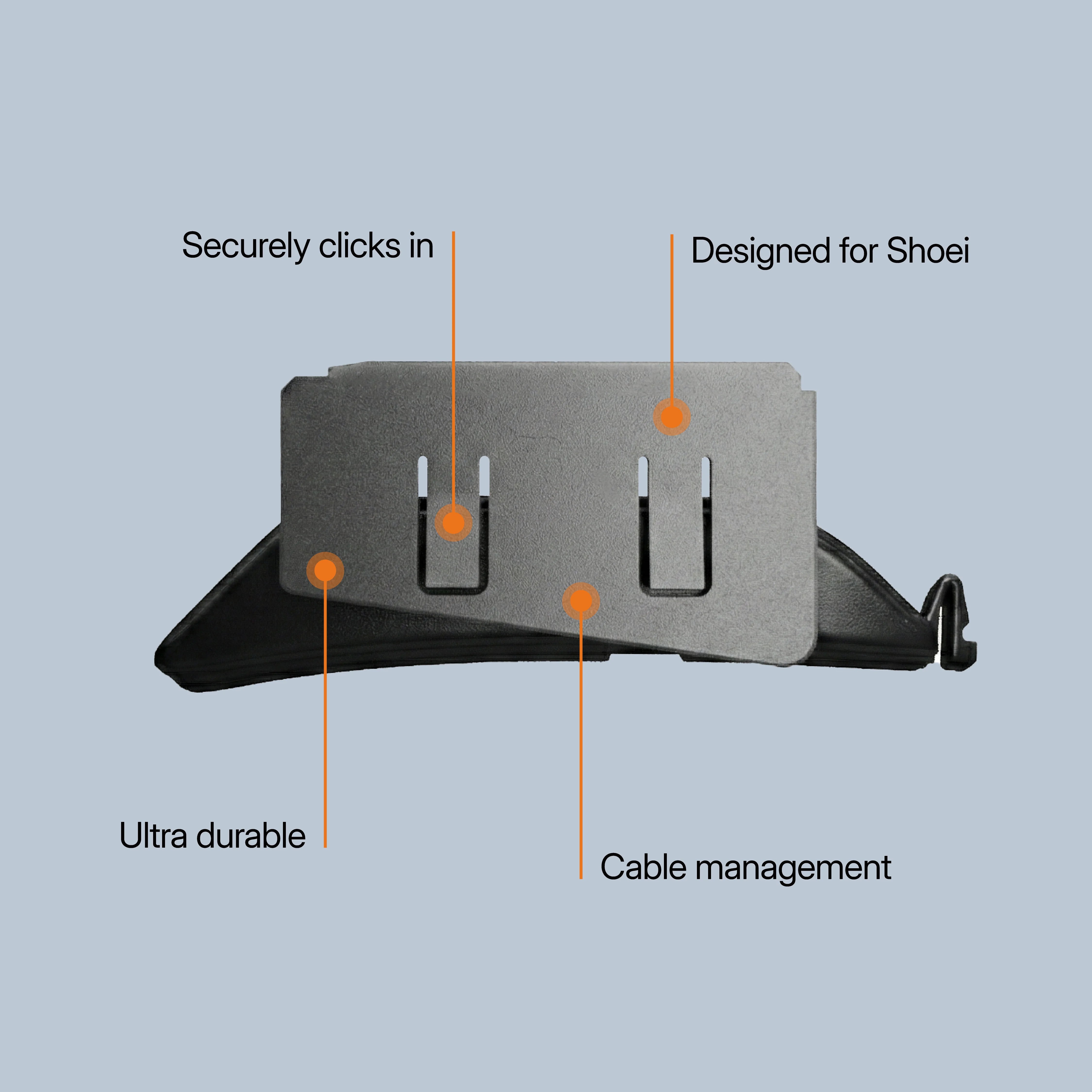 Shoei (Neotec 3/GT-Air 3/J-Cruise 3) to Cardo (Freecom/Spirit) Adapter